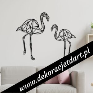 dekoracje ścienne flaming