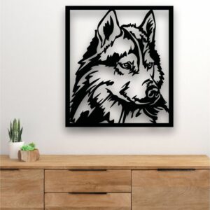 HUSKY MALAMUT w ramce