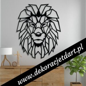 dekoracje ścienne lew