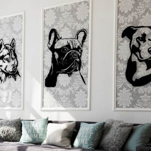 Dekoracje ścienne pies