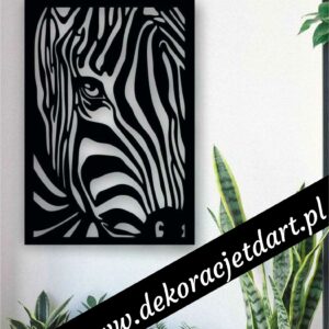 Zebra w ramce - obraz