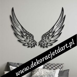 Dekoracje ścienne skrzydła
