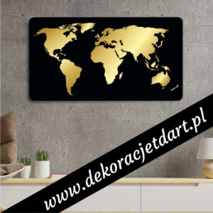 Złota mapa świata