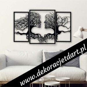 Tryptyk twarze ONA I ON