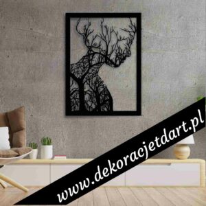 Twarz kobiety drzewo