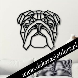 Dekoracje ścienne buldog angielski