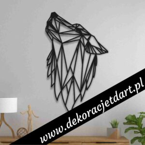 Dekoracje ścienne wilk wyjący