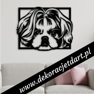 Shih Tzu w ramce