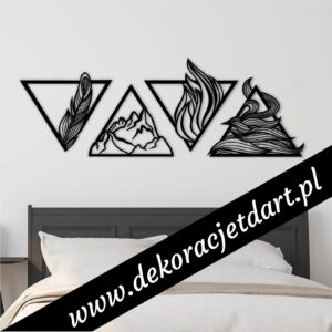 Żywioły tr&oacute;jkątne- ogień, woda, powietrze, ziemia