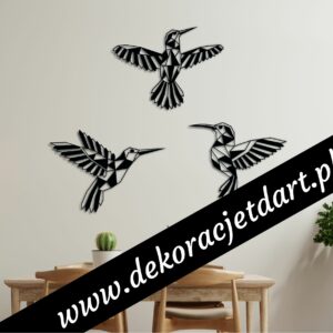 Koliberki, ptaki geometryczne