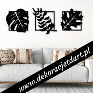 LIŚCIE monstera wierzba dąb