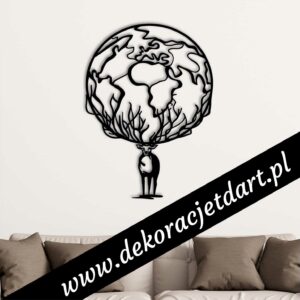 Dekoracje ścienne jeleń ziemia