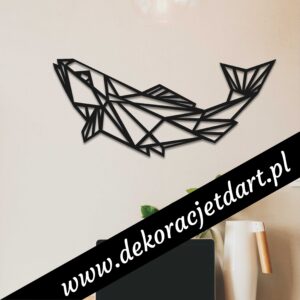 Dekoracje ścienne ryba geometryczna
